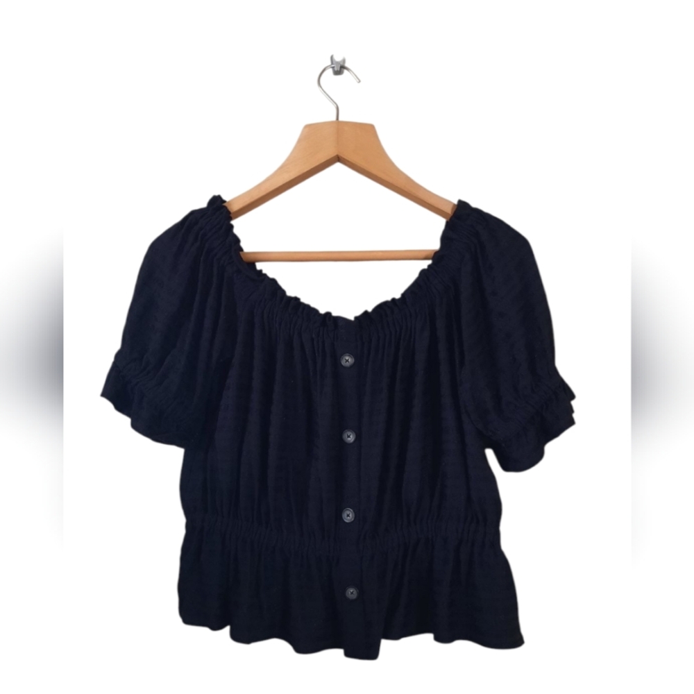 Express Peasant Boho Cottage Hippie Blouse